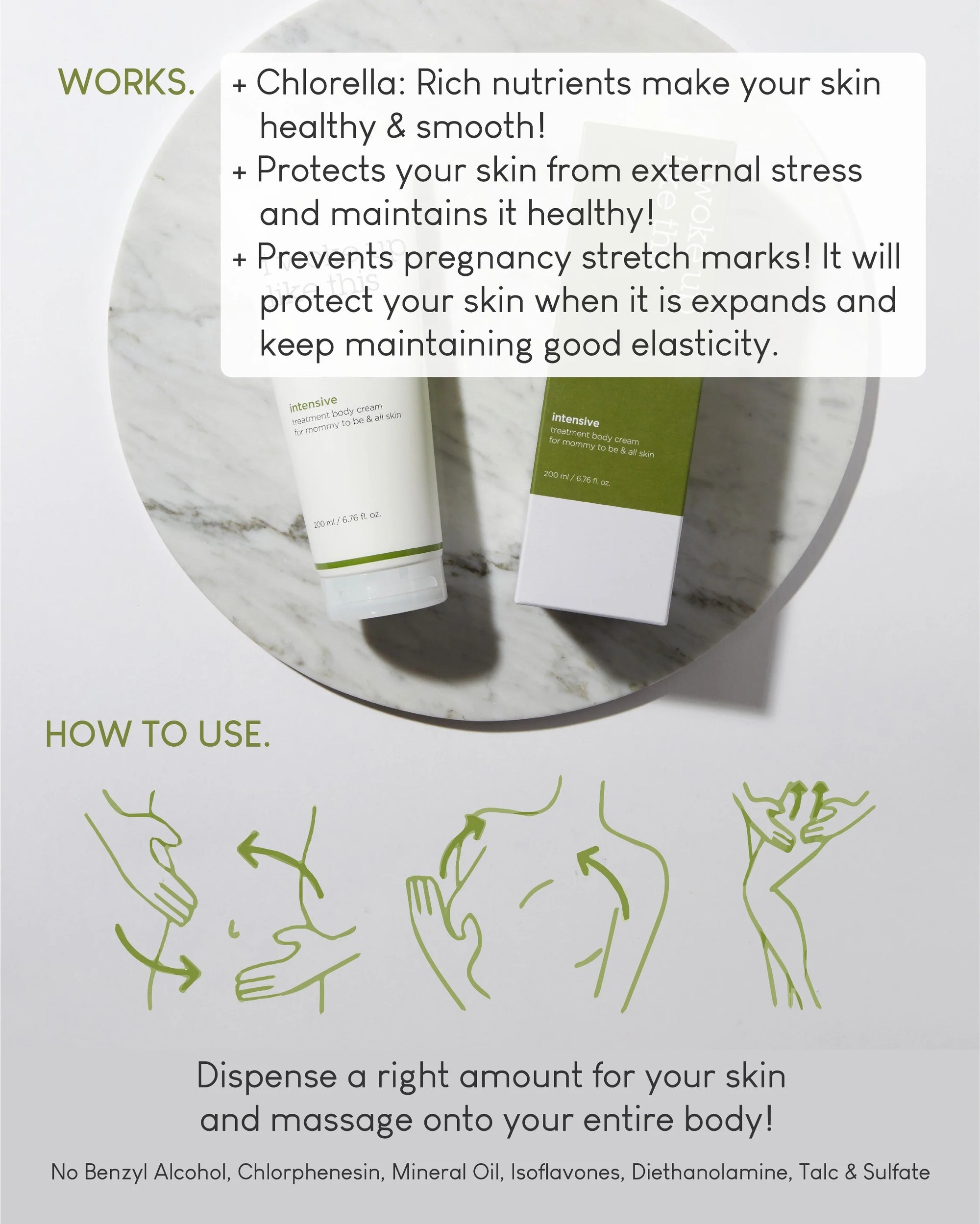 Intensive Treatment Body Cream for Mommy To-be & All Skin Types