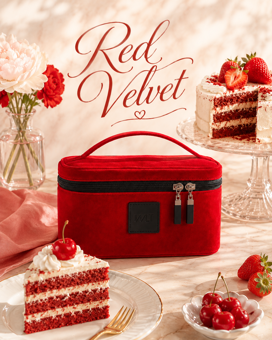 Red Velvet Momo Pouch